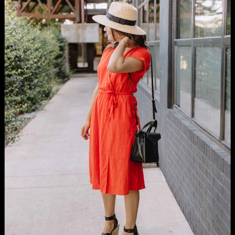 Universal Thread Cotton Wrap Dress - Size M